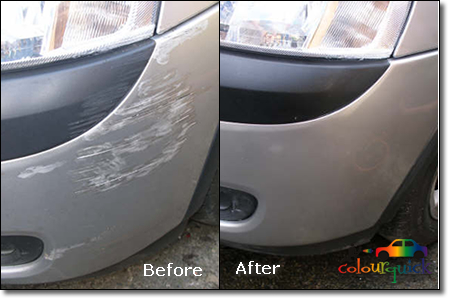 Corsa quite heavy bumper scuffs